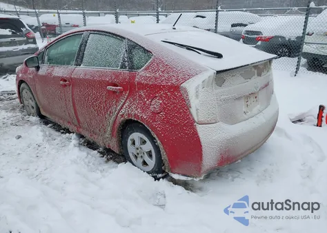 2010 Toyota Prius Iii from USA, damaged, VIN JTDKN3DU6A0216851